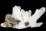 Sphalerite, Pyrite and Quartz Association - Peru #72595-1